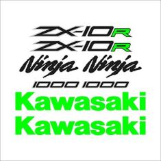 Imagem de Adesivo Protetor Kawasaki Ninja ZX 10r  Verde