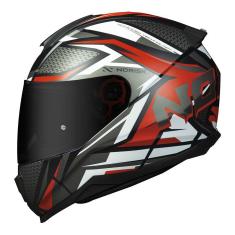 Imagem de Capacete Norisk Razor Sharp Preto Cinza e Vermelho
