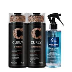 Imagem de Kit Truss Curly Frizz Zero (3 Produtos)