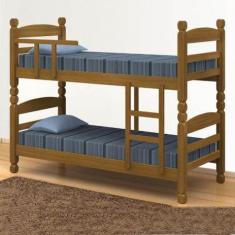 Imagem de Beliche Porto Madero Com Escada Lateral Imbuia