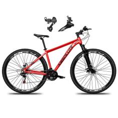 Imagem de Bicicleta Aro 29 Absolute Nero 5 Alumínio 21v Câmbios Shimano Freio A Disco - Vermelho Tam.17