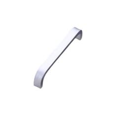 Imagem de 4/6/8/10/12 Polegadas Ouro Preto Prata Alças de Alumínio Porta de Cozinha Armário Alça Reta Puxadores Hardware de Móveis, 96mm Sólido, Prata, 2 Peças