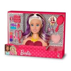 Imagem de Nova Boneca Barbie Busto Cabelo Com Mecha Para Pentear Pupee