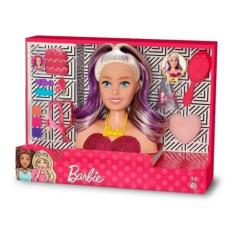 Boneca Barbie Busto P/pentear + Kit Salão De Beleza -c/vídeo :  : Brinquedos e Jogos