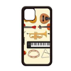 Imagem de Capa de guitarra elétrica de piano trombone música para iPhone 11 Pro Max para Apple Mobile Case Shell