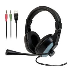 Imagem de Head-Mounted Gaming Computer Headset Preto