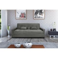 Imagem de Sofá Cama Lavinia Suede Cinza B250 - Matrix