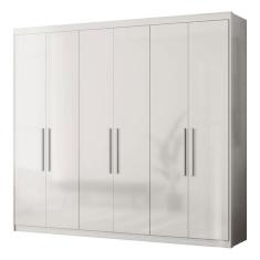 Imagem de Guarda Roupa Casal Venice 62780 Branco Brilho - Demóbile