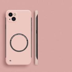 Imagem de Capa de telefone magnética sem moldura de pc duro para iphone 15 14 pro max 13 12 11 pro mini 14 plus capa fina fosca, rosa, para iphone 15 plus
