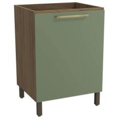 Imagem de Armário de Cozinha Balcão 1 Porta 60cm com Pés M629 Botanic Kappesberg