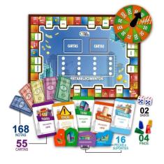 Imagem de Jogo de Mesa Infantil Tabuleiro Educativo o Pequeno Empresário Pais&Filhos
