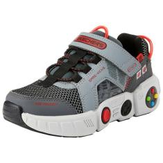 Imagem de Skechers Tênis infantil unissex Gametronix, Cinza/Multi, 15
