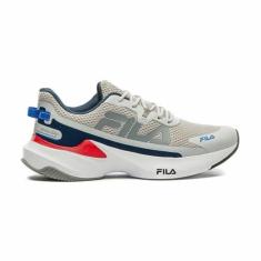 Imagem de Tenis Fila Recovery Masculino,Prata/Marinho/Vermelho,42