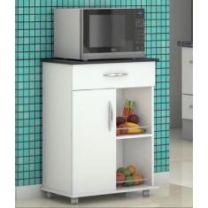 Imagem de Balcão c/ Fruteira Cozinha Base Preta - ClickForte