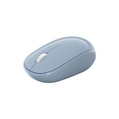 Imagem de Microsoft Mouse Bluetooth - azul pastel. Design confortável, uso direito/esquerdo, roda de rolagem de 4 vias, mouse bluetooth sem fio para PC/laptop/desktop, funciona com computadores Mac/Windows