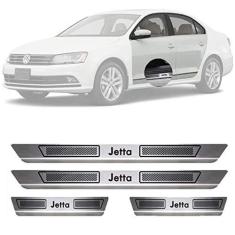 Imagem de Soleira De Aço Inox Escovado Volkswagen Jetta 4 Portas 2012 13 14 15 16 17 18 19