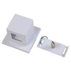 Imagem de Arandela Box 2 Focos Luminária Externa Interna Parede Alumínio Branco - Rei da Iluminação