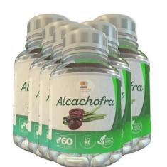 Imagem de Alcachofra - 60 Cápsulas 500Mg Kit Com 6 Potes - Lider Vendas