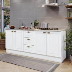 Imagem de Cozinha Compacta 4 Portas 3 Gavetas Emily - Espresso Móveis