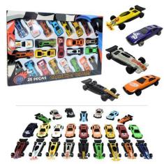 Imagem de Mini Carros Carrinhos Colecionáveis Brinquedo Infantil 23 Pç - Aushope