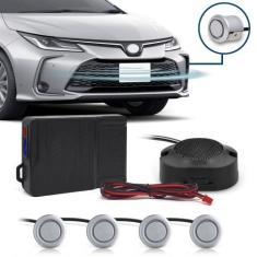 Imagem de Kit Sensores Dianteiros Prata Fiat 500 2009 2010 2011 2012 Estacioname