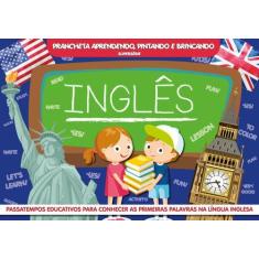 Imagem de Livro - Prancheta aprender, pintar e brincar - Inglês - Supersérie
