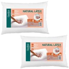 Imagem de Kit com 2 Travesseiros de Látex Alto - Duoflex