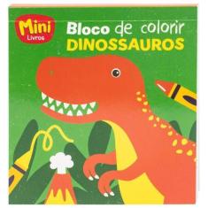 Imagem de Livro - MINIBloco de Colorir(A): Dinos