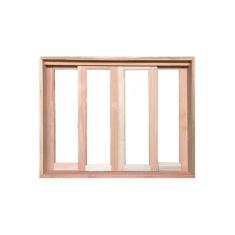 Imagem de Vitro Correr Madeira Eucalipto 1,00x1,20 Cx10cm