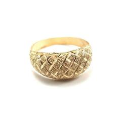 Imagem de Anel de ouro 18k Trabalhado - Elegancy Joias