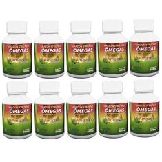 Imagem de Kit 10 Óleo De Avestruz Amazon Struthio - 60 Capsulas