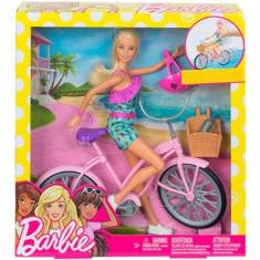 Imagem de Barbie Boneca E Bicicleta Mattel