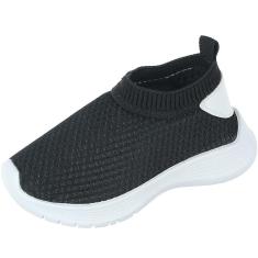 Imagem de Tênis Infantil Menina e Menino Meia 20 ao 34 Slip on Calce Fácil Ultraleve Confortável