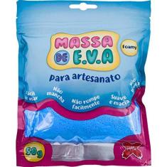 Imagem de Massa De Eva Claro 50g Make+ Azul