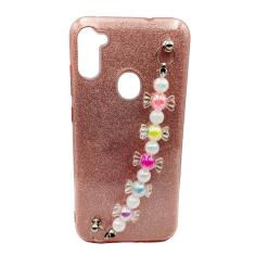Imagem de Capa Capinha para Samsung Galaxy a11 tela 6.4 com pulseira Decorativa