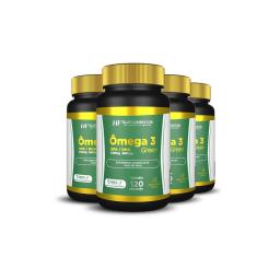 Imagem de 4X Omega 3 Epa 540Mg + Dha 360Mg 120Caps Hf Suplementos