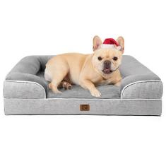 Imagem de Cama de cachorro EHEYCIGA, espuma viscoelástica ortopédica, impermeáve