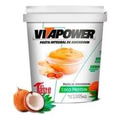 Imagem de Pasta De Amendoim Integral (1kg) Coco Protein Vitapower