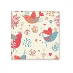 Imagem de Adesivo brilhante de ejo de cerâmica com flor de pássaro