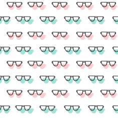 Imagem de Papel de Parede Adesivo Óculos N03061 Rolo 0,58x3M