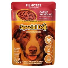Imagem de Ração Úmida Special Dog Sachê Carne para Cães Filhotes - 100 g