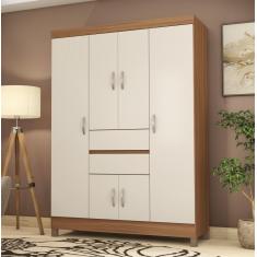 Imagem de Guarda Roupa 6 Portas Pescara Amendola Off-White