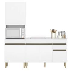 Imagem de Paneleiro E Balcão Gabinete Com Pia 120cm Lina K02 Supremo - Mpozenato