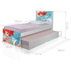 Imagem de Bicama Sereia Ruiva - Mais De Casa