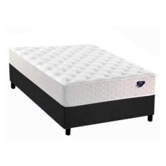 Imagem de Cama Box Solteiro + Colchão Ecoflex Alva Molas Ensacadas 88x188x76