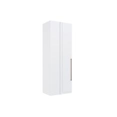 Imagem de Módulo de Quarto Casal Guarda Roupa Infinity Canto Reto c/ 1 Porta Branco - Genialflex