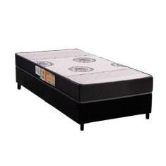 Imagem de Cama Box Solteiro: Colchão Ortopédico Polar D28 Orthoface Black + Base