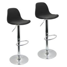 Imagem de Kit 2 Banquetas Joly Luisa Eames Saarinen Base Girat ria Crom