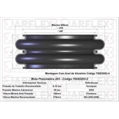 Imagem de Bolsa Suspensor Pequena - Parafuso Dia Metro 410Mm - Jarflex