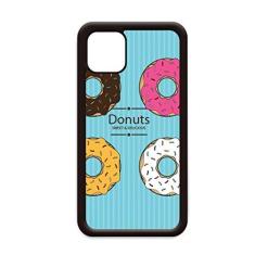 Imagem de Capa para iPhone 11 Pro Max com rosquinha de quatro cores para Apple Mobile Case